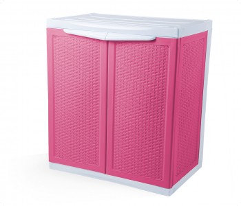 Rattan Small Wardrobe
