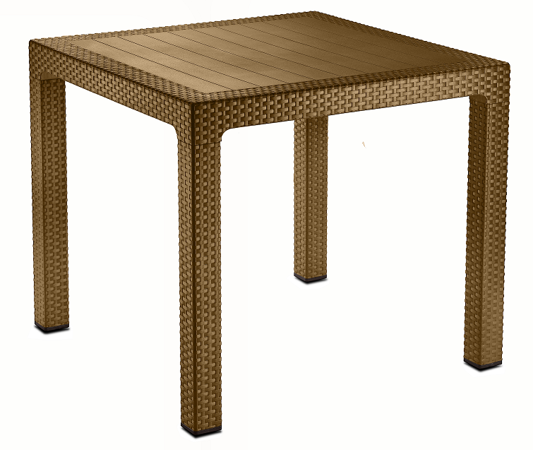 Samba Square Rattan Table