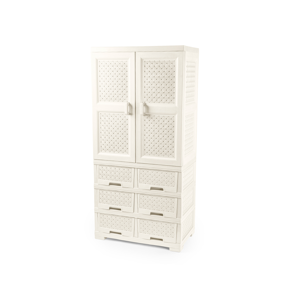 Classic wardrobe with Six Draw