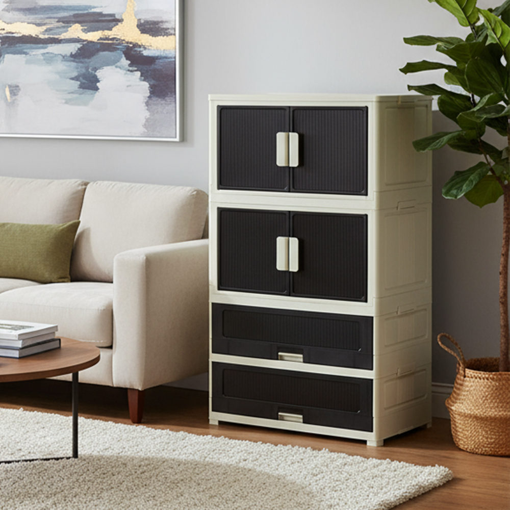 Crystal 2 drawers and 2 cabine
