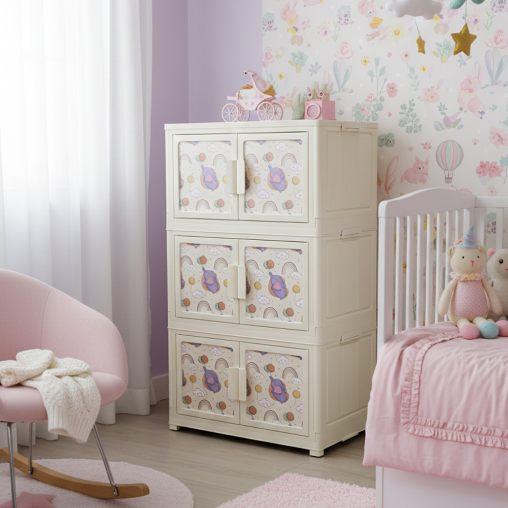Crystal 3 Cabinets w/ Print