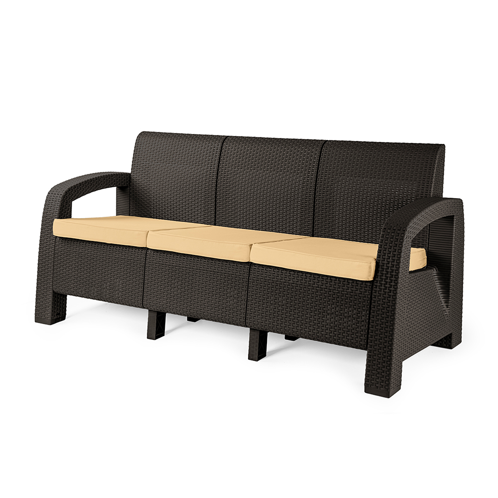 Rattan Triple Seat 