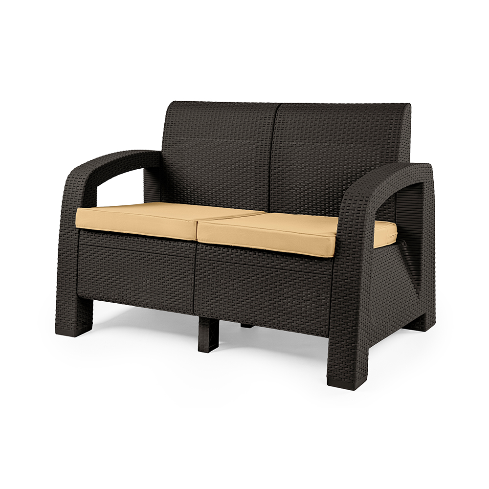Rattan Double Seat