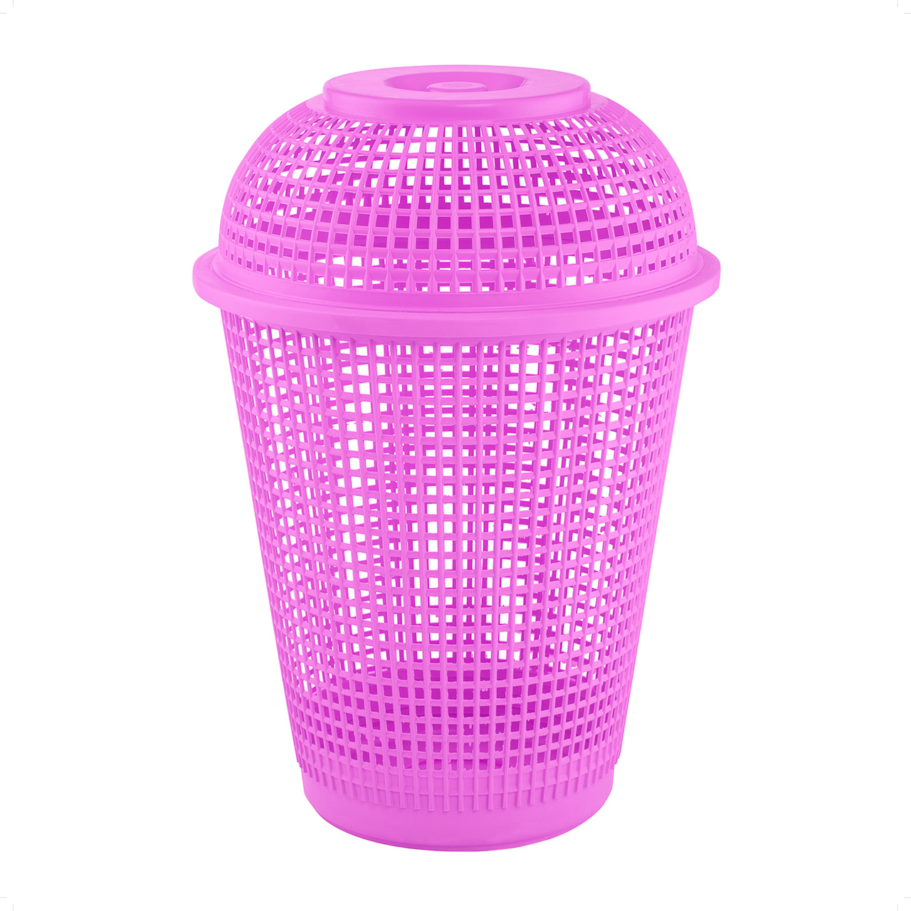 سلة غسيل مع غطاء